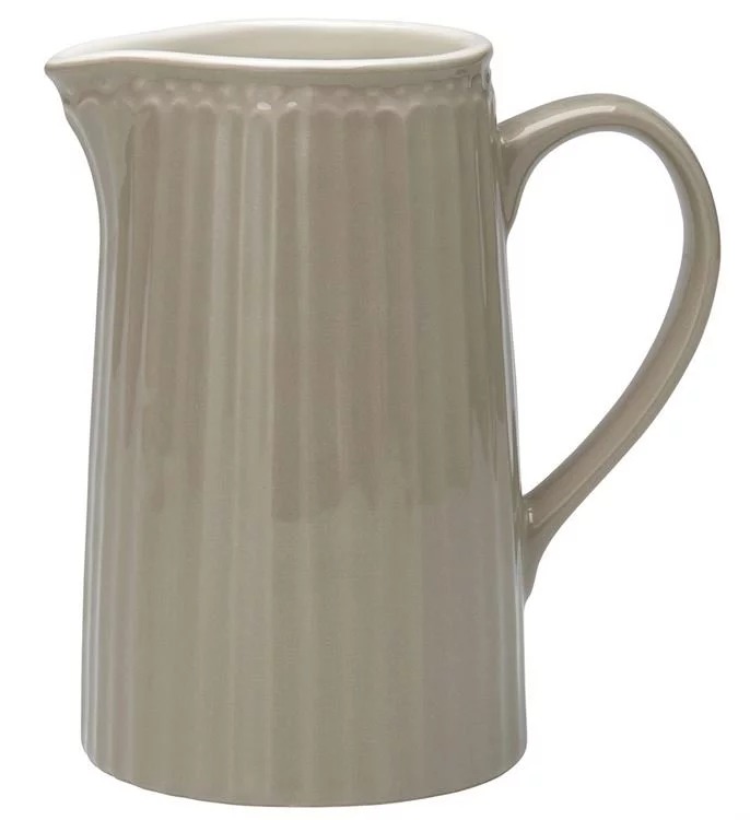 GreenGate Глечик 1 л, сірий Alice | https://grandposuda.com.ua