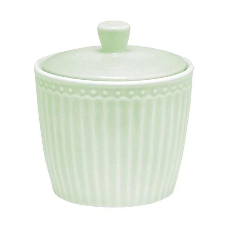 GreenGate Цукорниця 10 см, світло-зелена Alice | https://grandposuda.com.ua