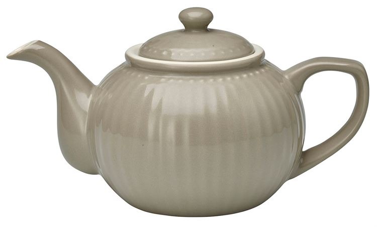 GreenGate Заварочный чайник 1 л, серый Alice | https://grandposuda.com.ua