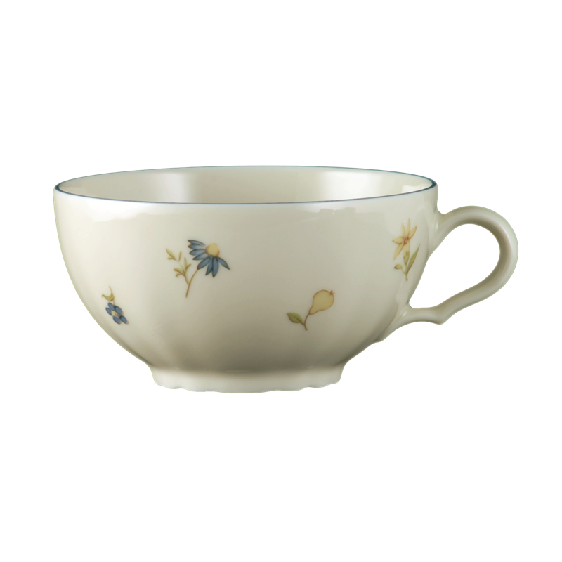 Seltmann Weiden Чашка для чая 0.21 л Streublume blauer Rand Marie-Luise | https://grandposuda.com.ua