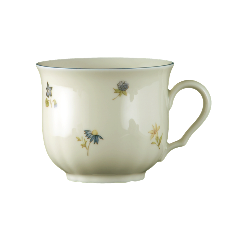 Seltmann Weiden Чашка для кави 0.21 л Streublume blauer Rand Marie-Luise | https://grandposuda.com.ua