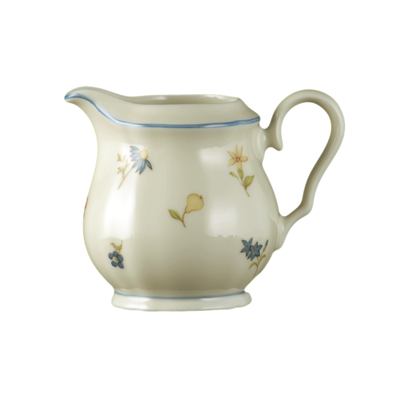 Seltmann Weiden Молочник на 2 перосны 0.14 л Streublume blauer Rand Marie-Luise | https://grandposuda.com.ua