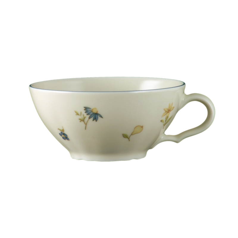 Seltmann Weiden Чашка для чая 0.14 л Streublume blauer Rand Marie-Luise | https://grandposuda.com.ua