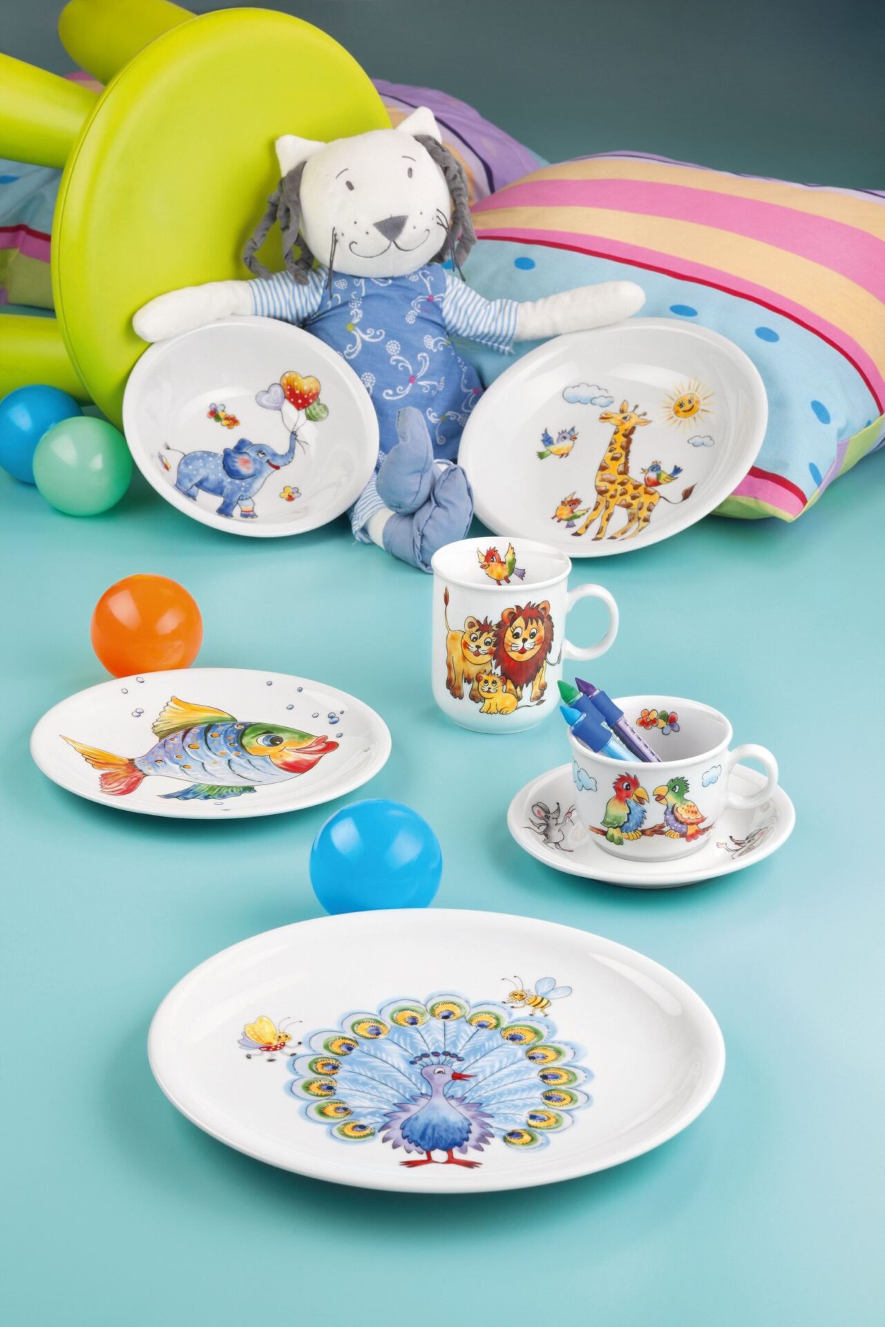 Seltmann Weiden Дитяча кружка з ручкою 0.25 л Bunte Tierwelt Compact | https://grandposuda.com.ua