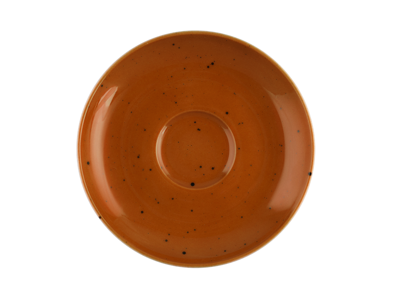 Seltmann Weiden Блюдце к чашке для эспрессо 12 см Country Life Terracotta Coup Fine Dining | https://grandposuda.com.ua