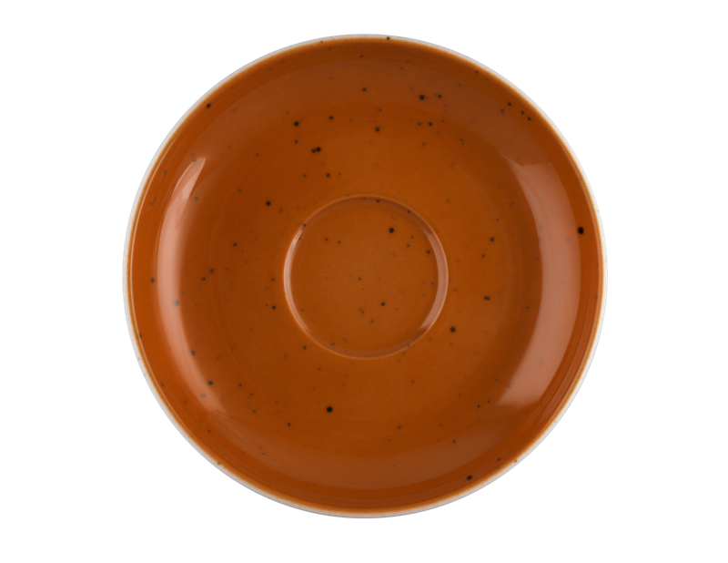 Seltmann Weiden Блюдце до чашки для капучино 15 см Country Life Terracotta Coup Fine Dining | https://grandposuda.com.ua