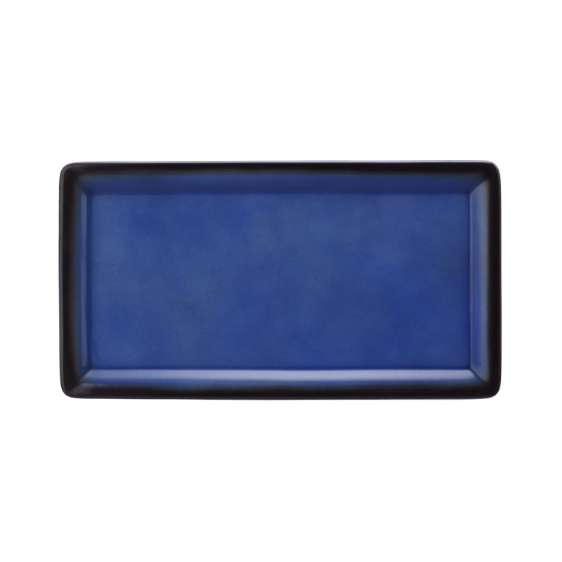 Seltmann Weiden Блюдо прямокутне 18 х 33 см Royal Blau Fantastic | https://grandposuda.com.ua