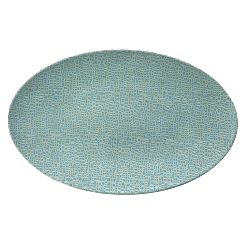 Seltmann Weiden Блюдо овальне 40x26 см Fashion Green Chic | https://grandposuda.com.ua
