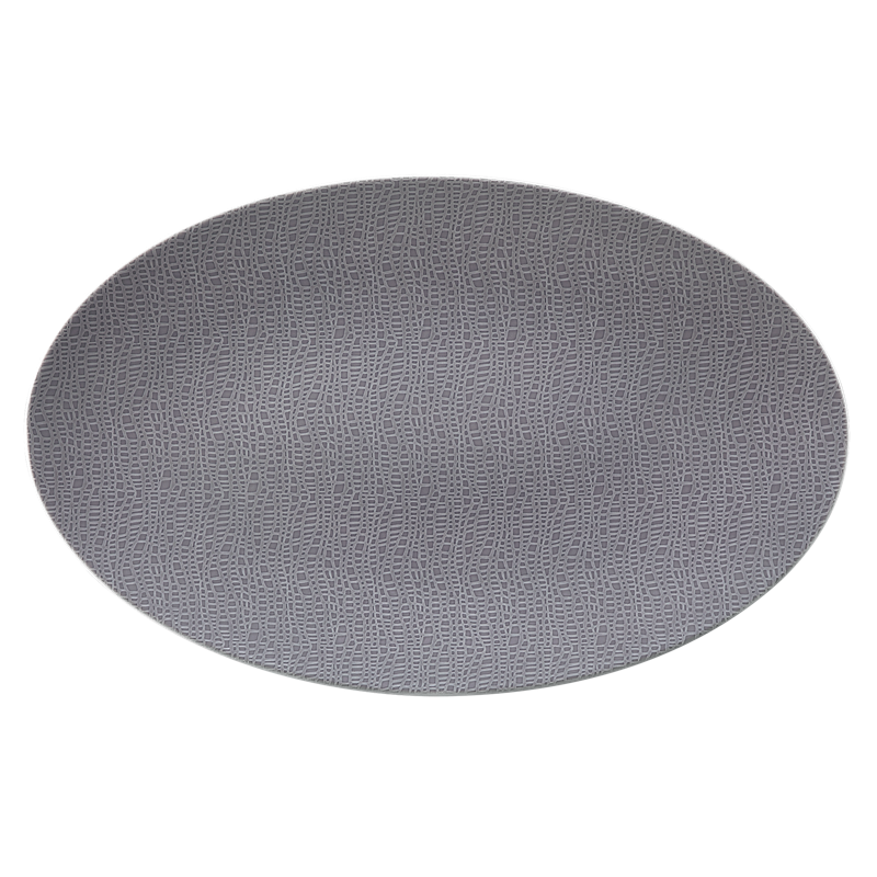 Seltmann Weiden Блюдо овальне 40x26 см Fashion Elegant Grey | https://grandposuda.com.ua
