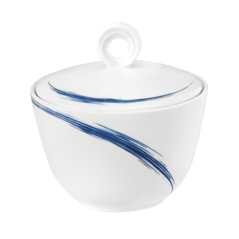 Seltmann Weiden Цукорниця з кришкою 0,28 л Blue Brush | https://grandposuda.com.ua
