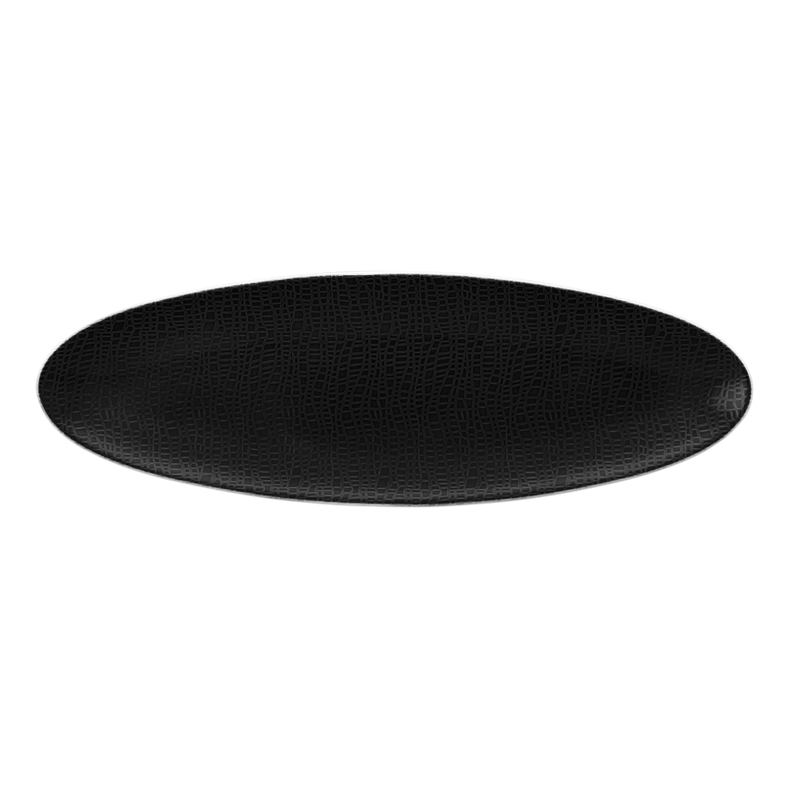 Seltmann Weiden Блюдо овальне 35x12 см Fashion Glamorous Black | https://grandposuda.com.ua