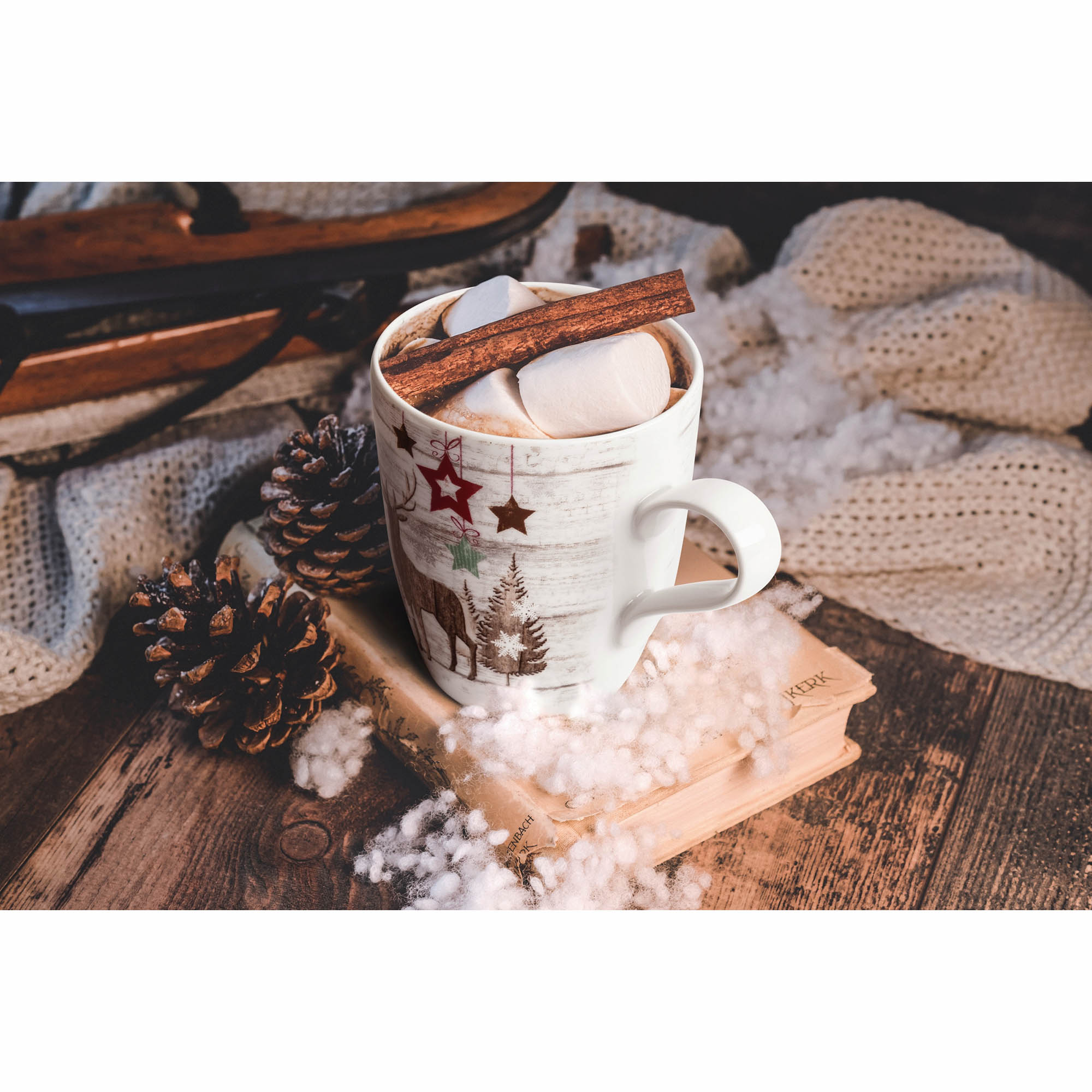 Seltmann Weiden Кружка 0,4 л белая Life Christmas | https://grandposuda.com.ua