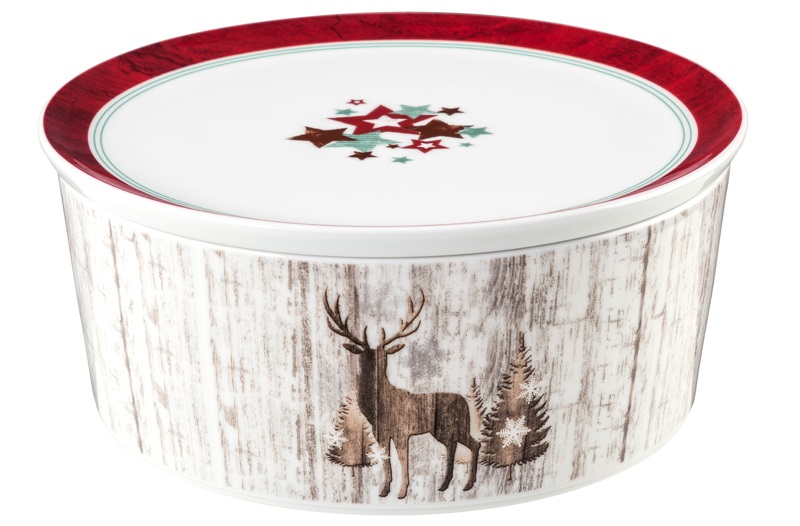 Seltmann Weiden Піала з кришкою 21x9 см 1,85 л Life Christmas | https://grandposuda.com.ua