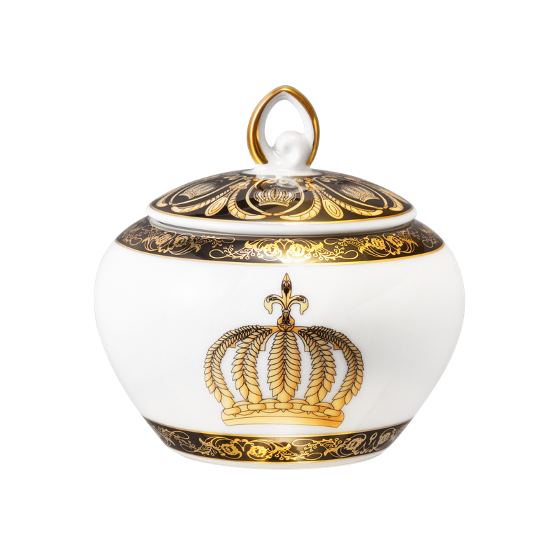 Seltmann Weiden Цукорниця 0,23 л, чорна Pompöös | https://grandposuda.com.ua