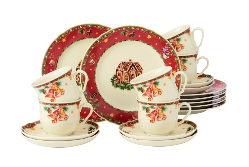Seltmann Weiden Кавовий сервіз 18 предметів Marie-Luise Weihnachtsnostalgie | https://grandposuda.com.ua