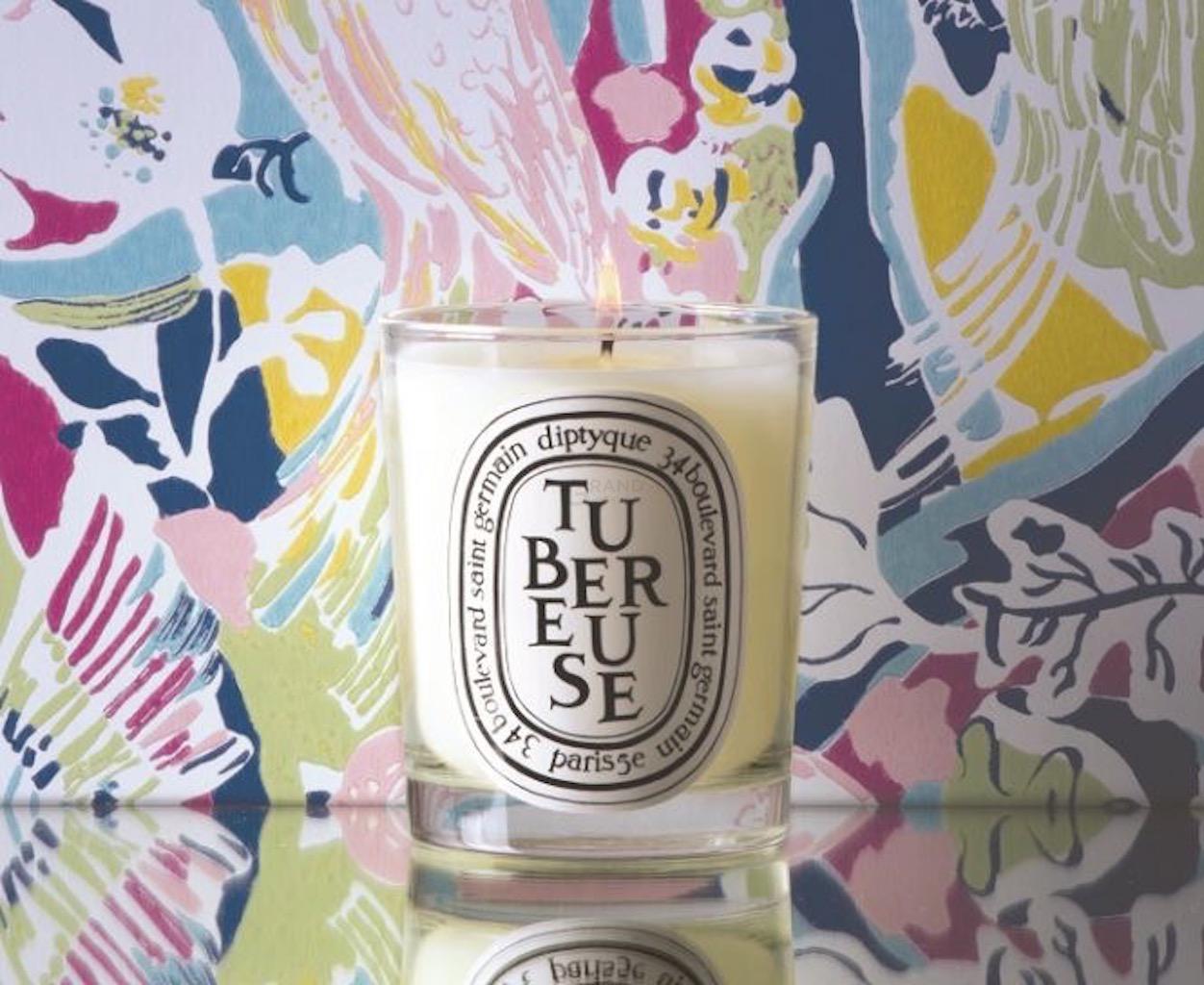 Diptyque Свеча ароматическая 190 г Tubéreuse / Tuberose | https://grandposuda.com.ua