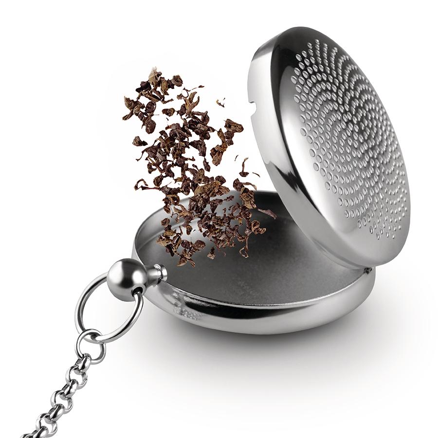 Alessi Емкость для заваривания чая 2x4,5x6 см металлик T-timepiece | https://grandposuda.com.ua