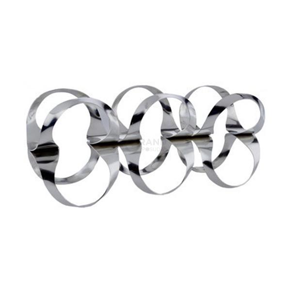 Alessi Подставка для бутылок 16x20x42 см металлик Ribbon | https://grandposuda.com.ua
