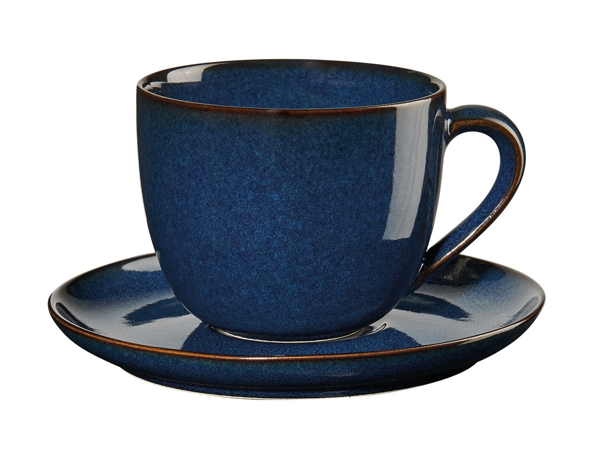 ASA-Selection Кофейная пара для капучино 0,23 л Midnight Blue Saisons | https://grandposuda.com.ua