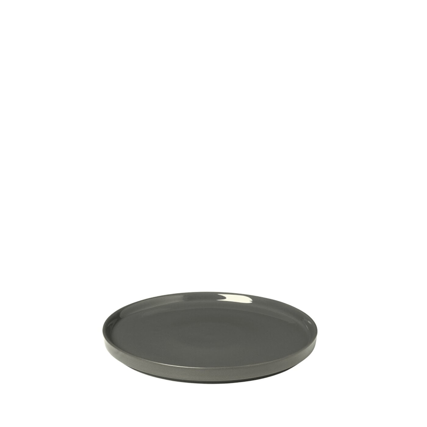 Blomus Тарелка для десерта 20 см Pewter Mio | https://grandposuda.com.ua
