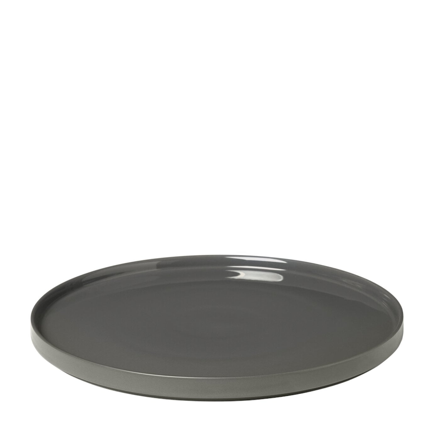 Blomus Тарелка подстановочная для сервировки 35 см Pewter Mio | https://grandposuda.com.ua
