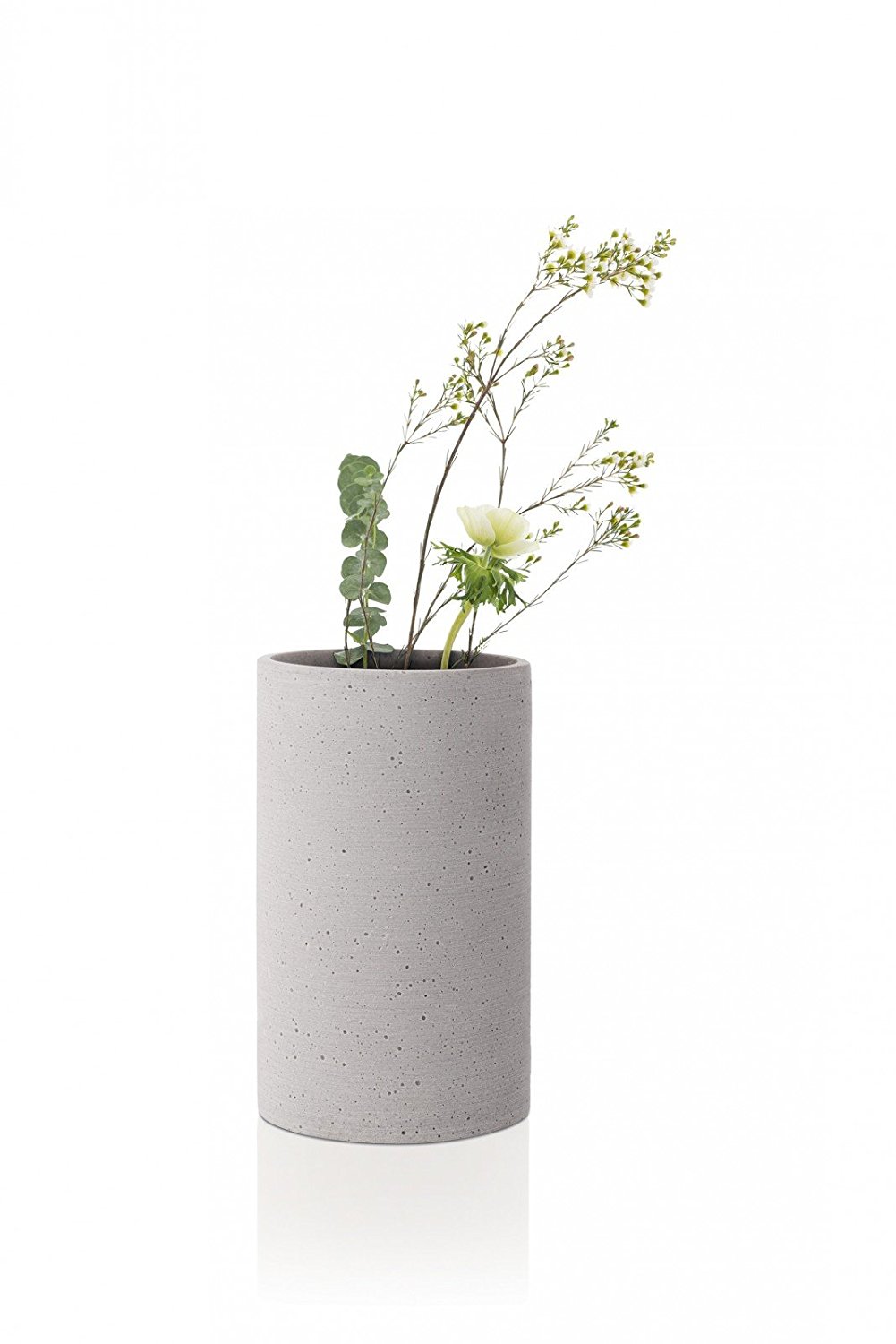Blomus Ваза 20 см светло-серая S Coluna | https://grandposuda.com.ua
