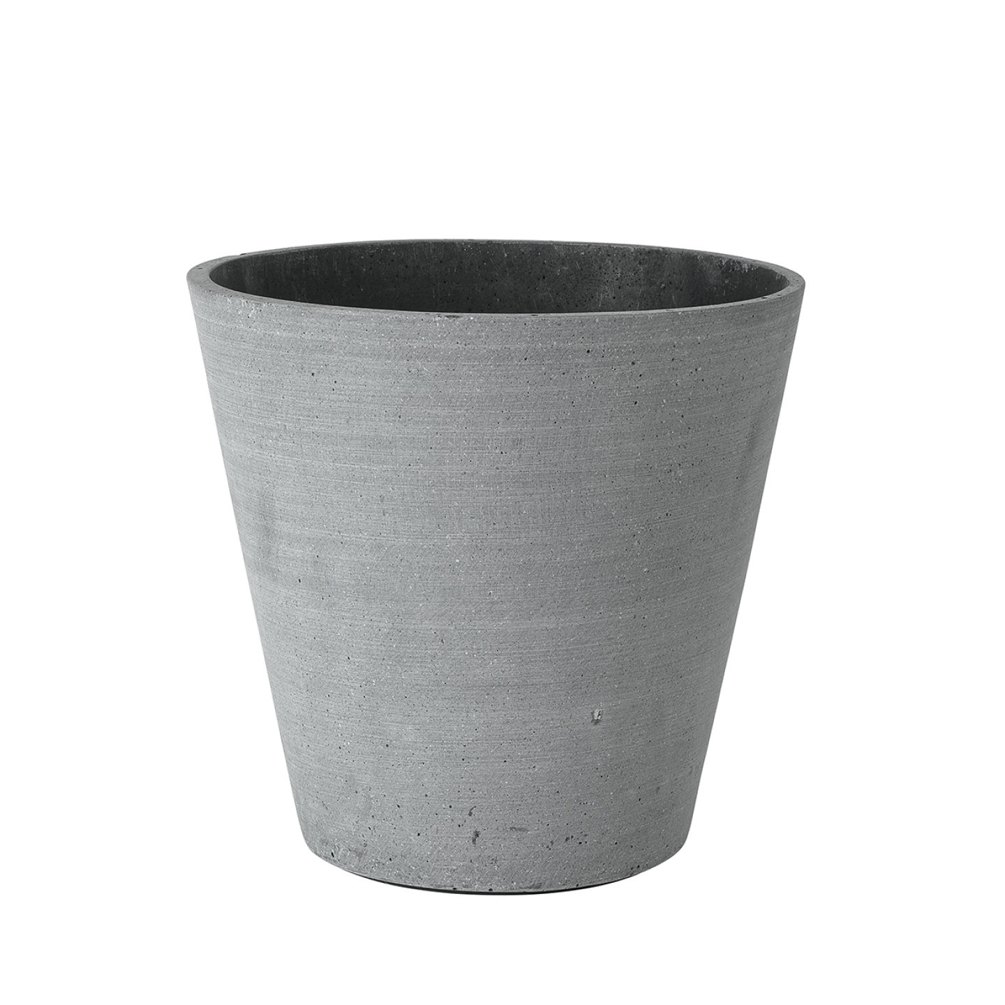 Blomus Горшок для комнатных растений 24 см Dark Grey Coluna | https://grandposuda.com.ua