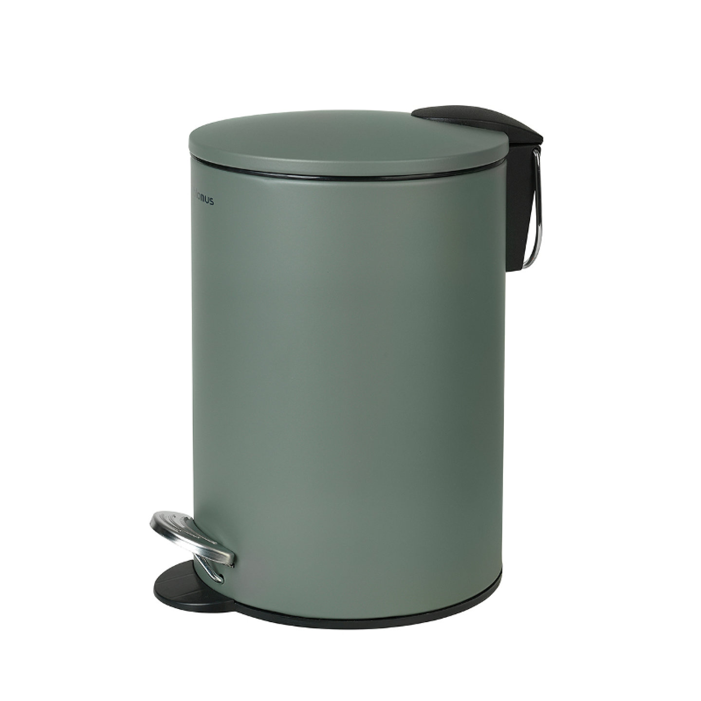 Blomus Ведро для мусора с педалью металлическое 3 л Agave Green Tubo | https://grandposuda.com.ua